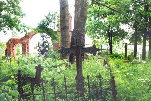 Общий вид кладбища