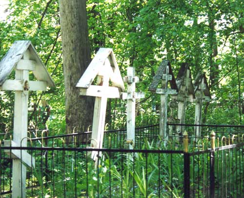 Общий вид старообрядческого кладбища